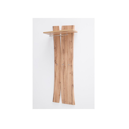 Meuble rangement et vestiaire blanc et bois