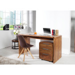 Bureau design en bois avec tiroirs