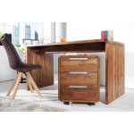 Bureau design en bois avec tiroirs