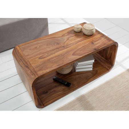 Table basse bois de Sesham design