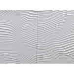 Table basse rectangulaire laqué blanc 120 cm