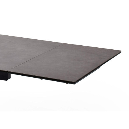 Table design 160-240 céramique anthracite