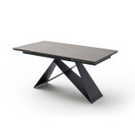 Table design 160-240 céramique anthracite