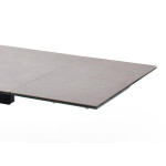 Table céramique extensible 160-240 gris clair