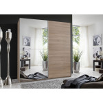 Armoire dressing à porte coulissante avec miroir