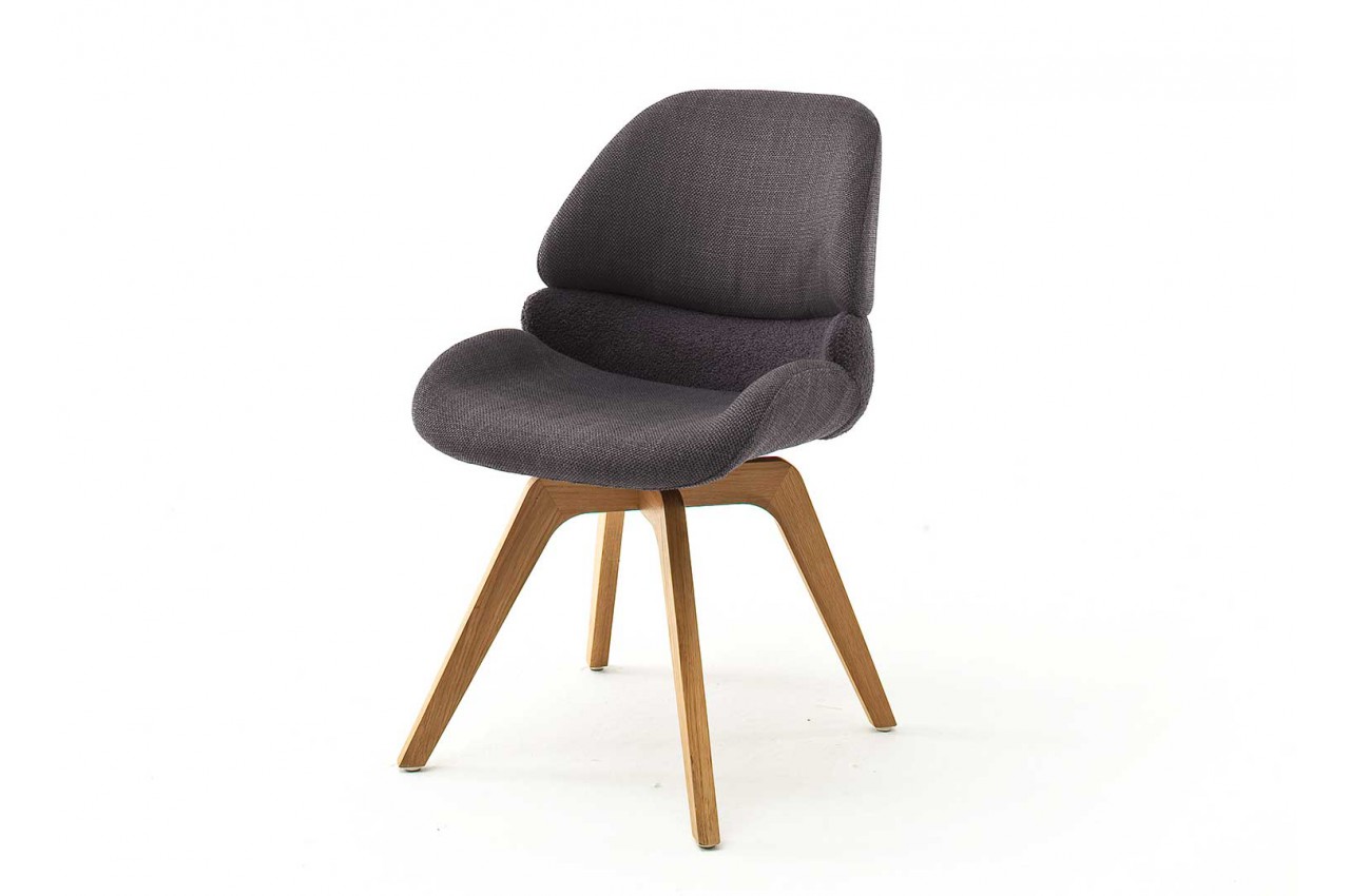 Chaise pivotante minimaliste (Marron) - Bonjour Haussmann
