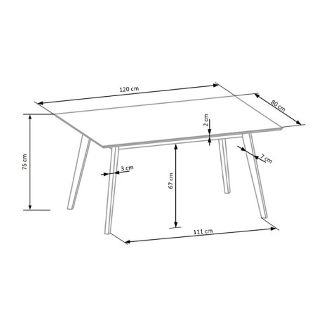 Ensemble table à manger + 4 Chaises pas cher