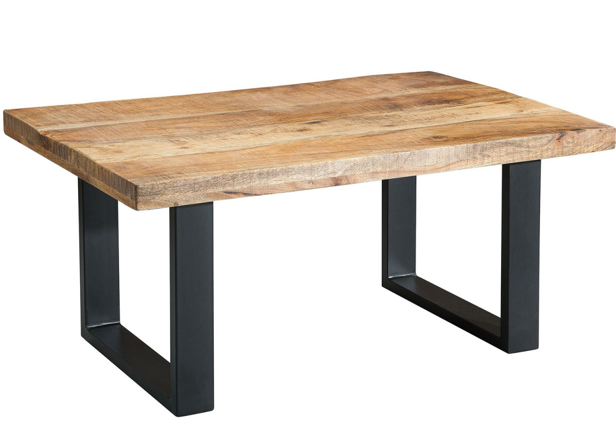 Table basse rectangulaire en bois de Manguier