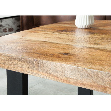 Table basse rectangulaire en bois de Manguier