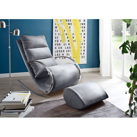 Fauteuil relax avec repose pieds design