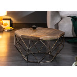 Table basse forme diamant 70 cm