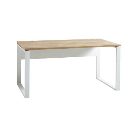 Table de bureau blanc et bois