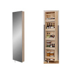 Armoire miroir tournante - Range chaussures