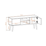 Meuble TV pas cher style scandinave