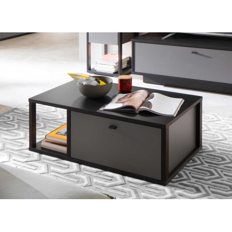 Table basse grise anthracite moderne