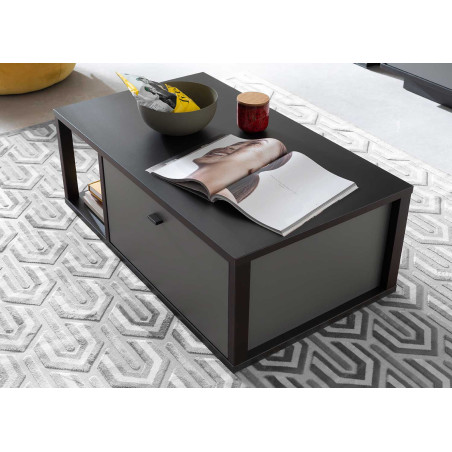 Table basse grise anthracite moderne