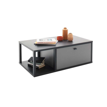 Table basse grise anthracite moderne