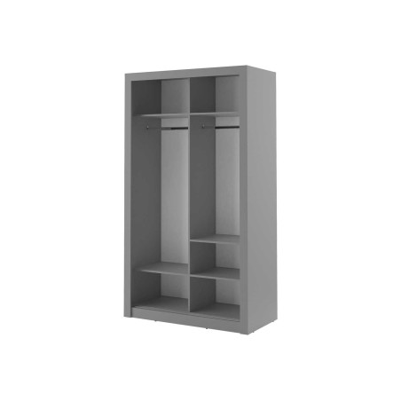 Armoire coulissante grise dressing et rangement