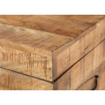 Banc coffre en bois original de manguier