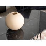 Table basse rectangulaire contemporaine finition marbre noire