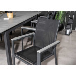 Chaises de jardin design en aluminium noir