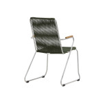 Chaises de jardin en cordage vert