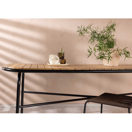 Table de jardin en acacia 200 cm