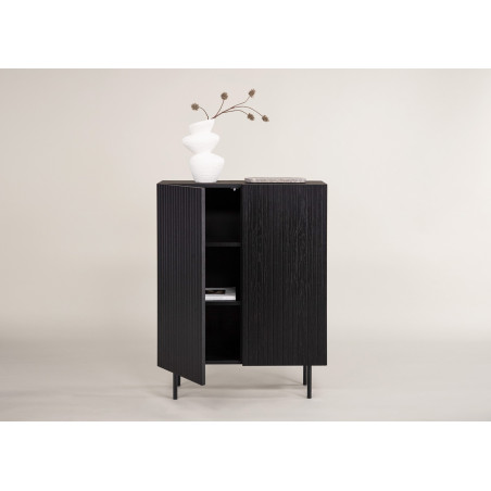 Commode moderne noir 80 cm