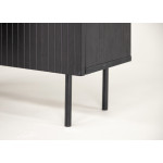 Commode moderne noir 80 cm