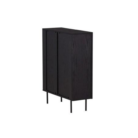 Commode moderne noir 80 cm