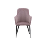 Fauteuil simili cuir noir