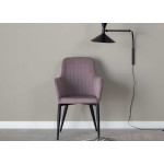 Fauteuil simili cuir noir