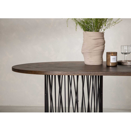 Table de repas ovale 220 cm