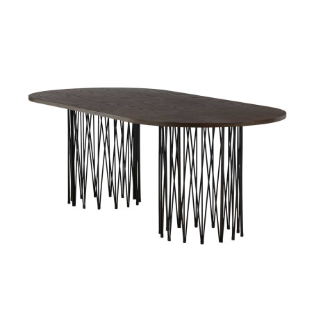 Table de repas ovale 220 cm