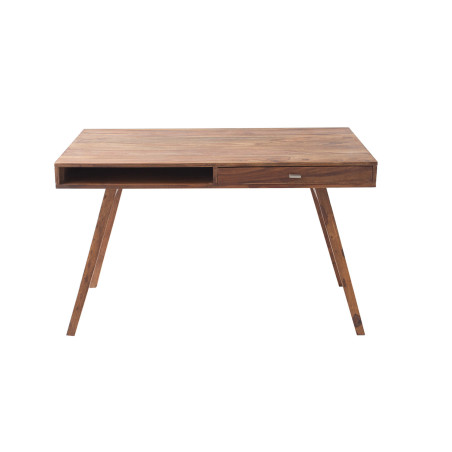 Bureau console en bois massif 120 cm