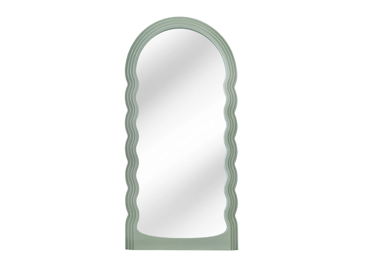 Miroir design vert sauge 160 cm