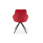 Lot de 2 chaises rouges tournantes