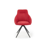 Lot de 2 chaises rouges tournantes