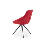 Lot de 2 chaises rouges tournantes