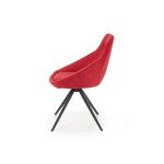 Lot de 2 chaises rouges tournantes