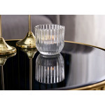 Table d'appoint design en verre