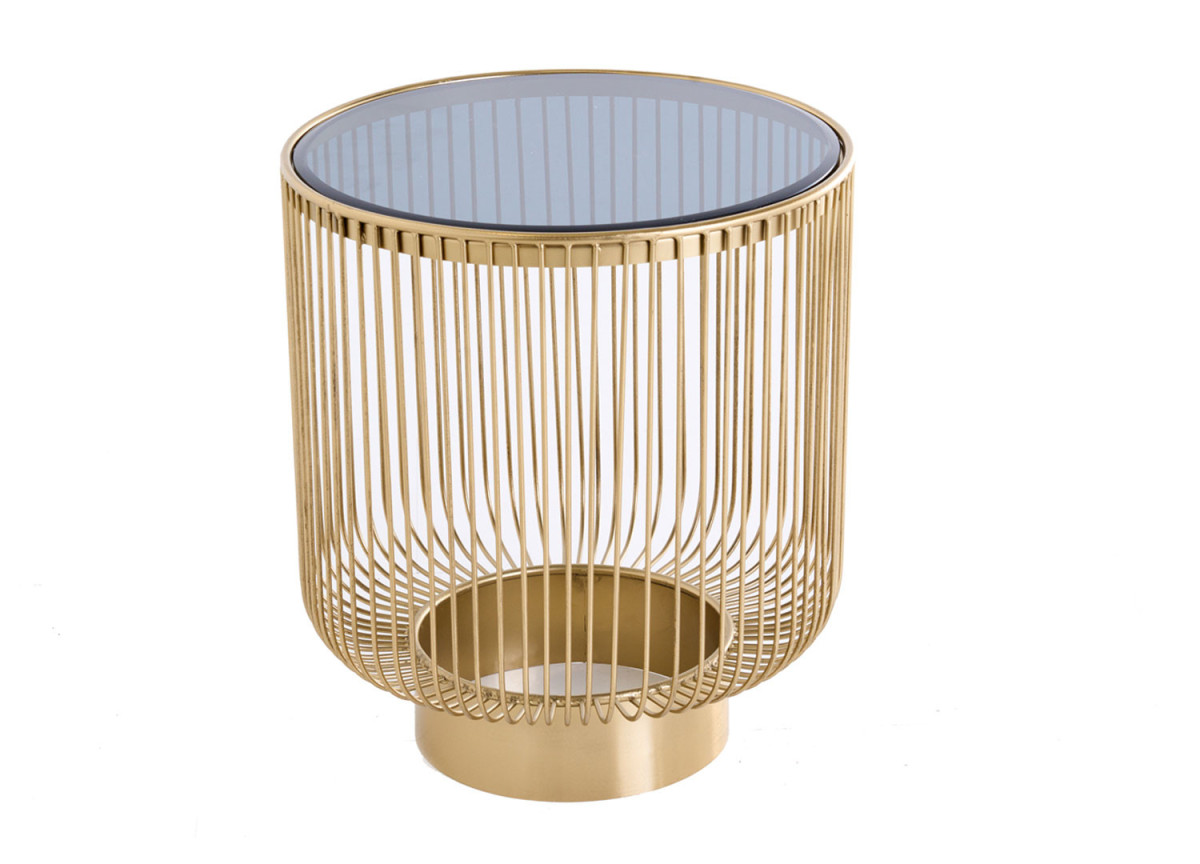 Table d'appoint design en verre