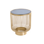 Table d'appoint design en verre