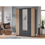 Armoire 3 portes 135 cm