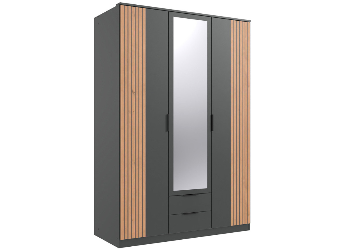 Armoire 3 portes 135 cm