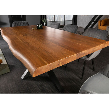 Grande table à manger 180 cm acacia massif