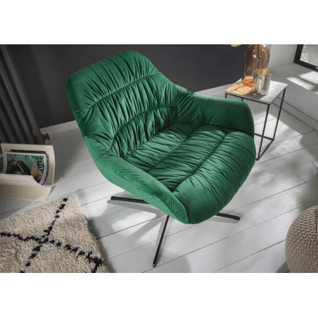 Fauteuil rétro moderne rotatif