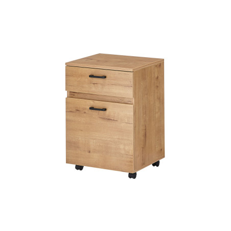 Bureau rectangulaire 120 cm avec caisson