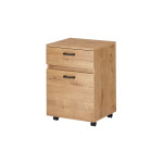 Bureau rectangulaire 120 cm avec caisson