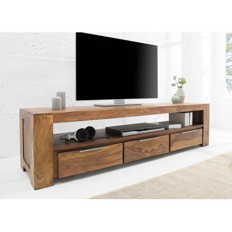 Meuble TV 170 cm en sesham